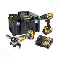DeWalt Työkalusarja DCK2026P2T-QW (DCD805+DCG405+DCB184+DCB1104); 18 V; 2x5,0 Ah akku
