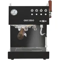 Ascaso Steel Duo Plus Black&amp;Wood espressokeitin – puoliammattimainen, musta