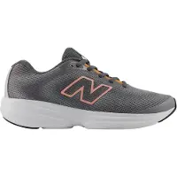 New Balance for woman. W411V4_RU 411v4 sneakers in gray (40), Flat, Laces, Casual, Sport, Grey, Multisport