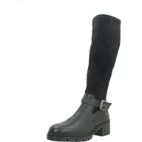 Hispanitas for woman. HI265197 Black leather boots Chicago (40), 5 to 8 cm, Zip, Casual