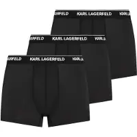 Karl Lagerfeld Bokserishortsit musta / valkoinen