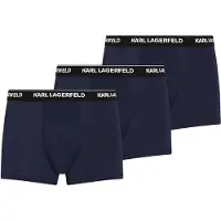 Karl Lagerfeld Bokserishortsit tummansininen / musta / valkoinen