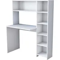 Skye Decor Hannukka työpöytä hyllyköllä 40x113xK142 cm, valkoinen