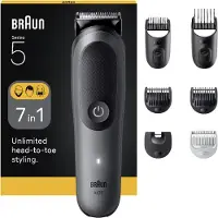 Braun All-In-One Series 5 AIO5520 hiusten- ja vartalonhoitosetti 7in1 1 kpl