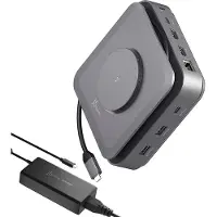 J5CREATE USB-C Dual 4K HDMI Dock - 140W GaN PD