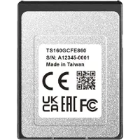 Transcend 160 GB CFEXPRESS CARD GEN3X2, SLC MODE - CFE860 (TS160GCFE860)