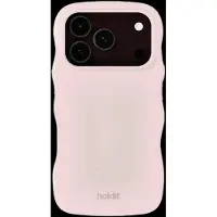 Holdit Phone Case Wavy Silicone Ballerina Pink iPhone 17 Pro