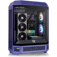 Thermaltake The Tower 600, Midi Tower, PC, Sininen, ATX, mikro ATX, Mini-ITX, SPCC, Karkaistu lasi, Pelaaminen (CA-1Z1-00MNWN-00)