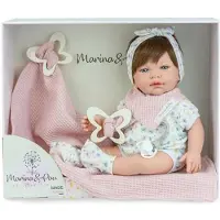 Marina & Pau Suloinen Farfalla Kotelo Baby Doll 42 Cm