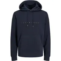 Jack & Jones Jorestar Jj Sweat Hood Noos - Navy - L