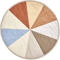 OYOY Moni Quilted lastenmatto Ø100 cm Multi