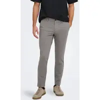 Only & Sons Onsmark Slim Ditsy 2912 Pant Noos - Brown - 34 x 32