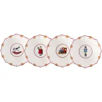 Villeroy & Boch Toy's Delight kulho 4 osaa. Valkoinen-punainen
