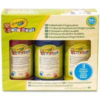 Crayola 3 Pestävä Sormiväripurkki