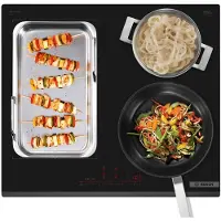 Bosch Serie 6 PIX631HC1E induktiotaso, 60 cm, 4 keittoaluetta, musta