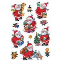 Herma 3888, Monivärinen, Paperi, Santa Claus, 3 arkkia