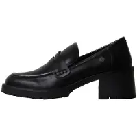 Xti for woman. 14608401-NEGRO Black moccasins 146084 (40), 5 to 8 cm, None, Casual, Classic