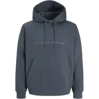 Jack & Jones Collegepaita 'JJEStar' grafiitti / valkoinen