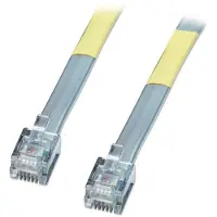 Lindy RJ-12 M/M 3.0m, 3 m, RJ-12, RJ-12, Harmaa, Uros, Uros (34224)