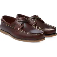 Timberland for man. TB0250772141 Classic brown leather boat shoes (44 W), Flat, None, Casual