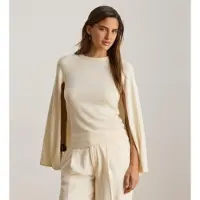 Ralph Lauren for woman. 200P14057003 Beige Jersey Cape (L), Casual, Modal