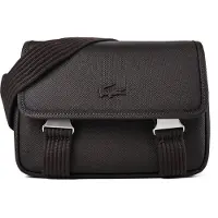 Lacoste Men's Classic Crossbody-laukku 23 cm Ruskea
