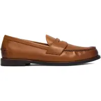 Ralph Lauren Ftw for man. 803932221001 Alston Penny brown leather loafers (43), Flat, None, Casual