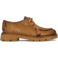 Hispanitas for woman. HI265157 Brown Newyork Leather Shoes (40), 1 to 3 cm, None, Casual