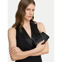 Ralph Lauren Franki Iltalaukku Nahka 18 cm Musta
