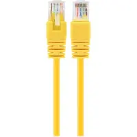 Gembird PP12-2M/Y, 2 m, Cat5e, RJ-45, RJ-45, Keltainen