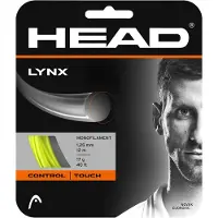 Head Lynx 12 M Tennis Single String Keltainen 1.20 mm