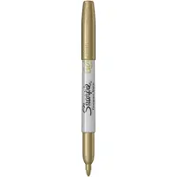 Sharpie Metallinhohtoiset -maalitussit | Kapea kärki | Kulta | 12 kpl