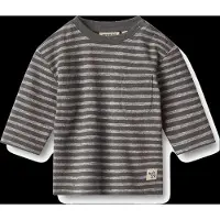 Wheat T-Shirt L/S Ross - Grey - 80