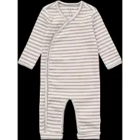 Noppies Playsuit Ls Stripe - Green - 74