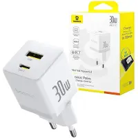 Baseus Palm 30W USB-C USB-A - biała