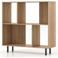ProMotion Vapaa seisova hylly 90x30x90cm, vaaleanruskea väri