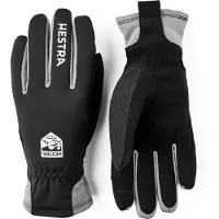 Hestra Women's XC Primaloft 5-Finger Black/Black Treenikäsineet 9