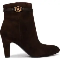 GUESS for woman. FLFOTISUE10 Brown Otis Leather Ankle Boots (38), 3 to 5 cm, Zip, Casual