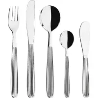 Iittala Scandia Ruokailuvälinesarja 24 Kpl:n Pakkaus + Voiveitsi - Ruokailuvälinesarjat 18/10 Ruostumaton teräs - 1086802