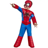 Marvel Saf-Spider-Man Toddler Dlx Cos - Red - 2-3Y