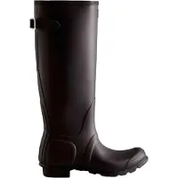 Hunter for woman. WFT1001RMA Orig Back Adjustable Boots black (38), Flat, None, Casual