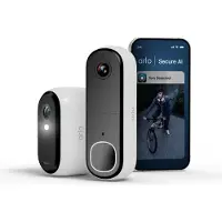 Arlo Essential 3 - Essential Outdoor & Doorbell Security Kit - network surveillance camera - with Video Doorbell HD