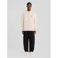 Lyle & Scott Relaxed Cotton Merino Full Zip Jumper - Grey - XXL