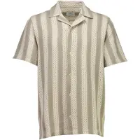 Lindbergh Bold Striped Resort Shirt S/S - Multi/patterned - XL