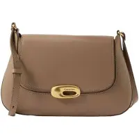 Calvin Klein Hardware Flap Medium Crossbody - Beige - ONE SIZE
