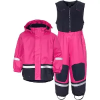 Didriksons Kids' Boardman C Set Plastic Pink Sadesetit 140