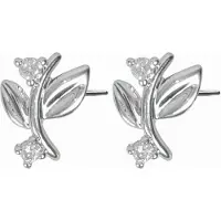 Sno of sweden Minna Crystal Ear Silver Onesize