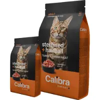 Calibra Cat EXPERT+ - Adult Sterilised & Hairball - 1.5kg