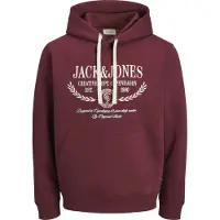 Jack & Jones Collegepaita 'JORFREDERIKSBERG' marjat / valkoinen