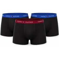 Tommy Hilfiger Underwear Bokserishortsit 'Essential' sininen / laivastonsininen / burgundin punainen / musta